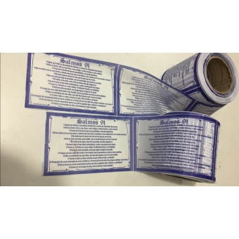 Manto Salmo 91 em rolo para evangelizar 500 unidades