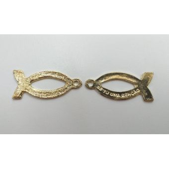 100 un Pingente de peixe Se tu uma benção PU 224