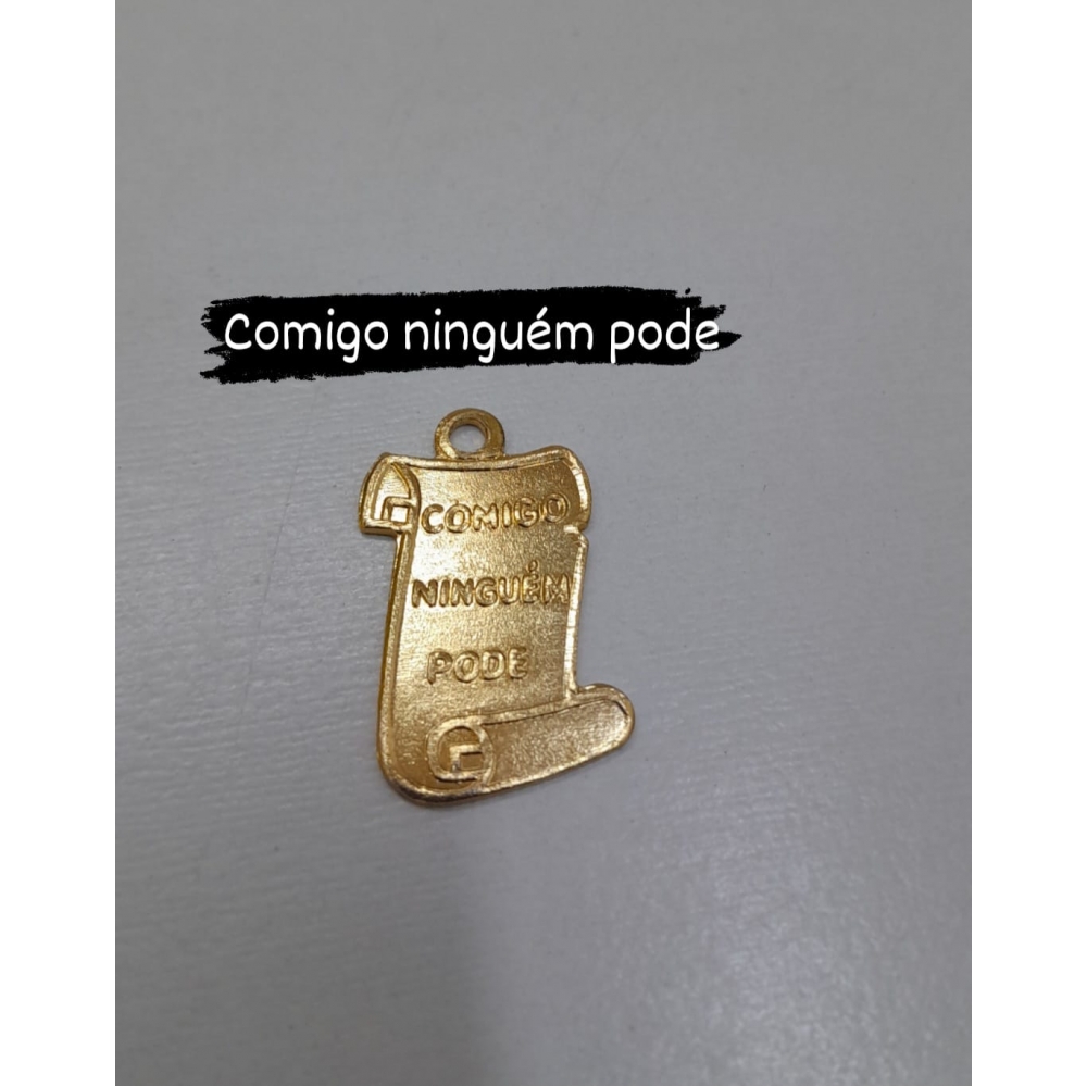 Pingente Comigo ninguem pode - 100 unidades