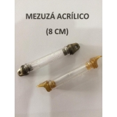 mezuza ou menora  acrilico - 8 cm - 100 unidades