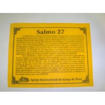 Salmo 27  - MA 162