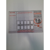 pacote com 100 unidades Pasta do Clamour da familia GF 001