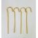 Cajado de metal 6 cm -  M 106 - 100 unidades