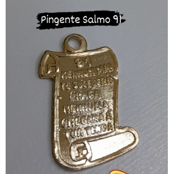 Pingente Salmo 91 - 100 unidades