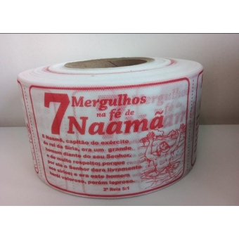 ROLO COM 500 UNIDADES - MANTO TNT 7 MERGULHOS NA FÉ DE NAAMA