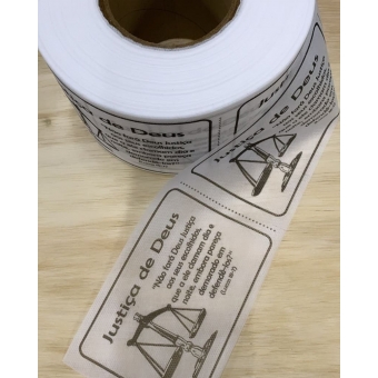 manto justiça de Deus rolo com 500 unidades