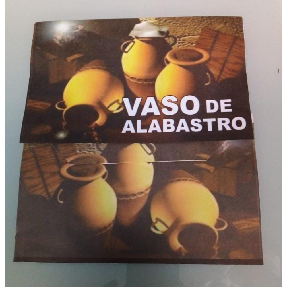 PACOTE COM 100 UNIDADES - ENVELOPE VASO DE ALABASTRO