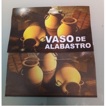 PACOTE COM 100 UNIDADES - ENVELOPE VASO DE ALABASTRO