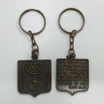 Chaveiro metal Candelabro Menorah CH 222
