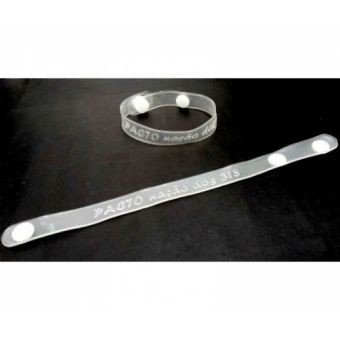 Pulseira emborrachada Pacto com Deus PU 129 - 100 unidades