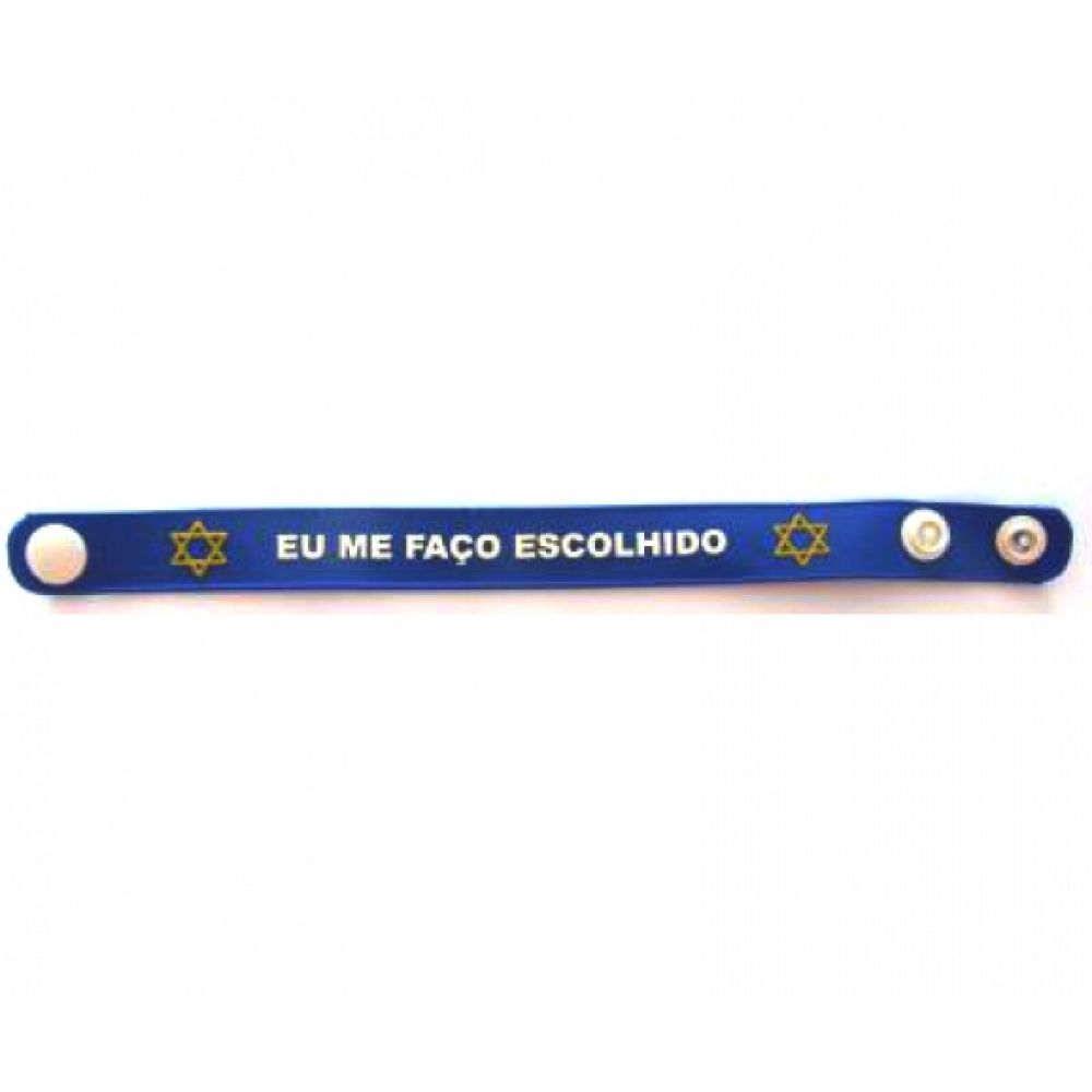 Pulseira emborrachada Escolhido PU 24 - 100 unidades