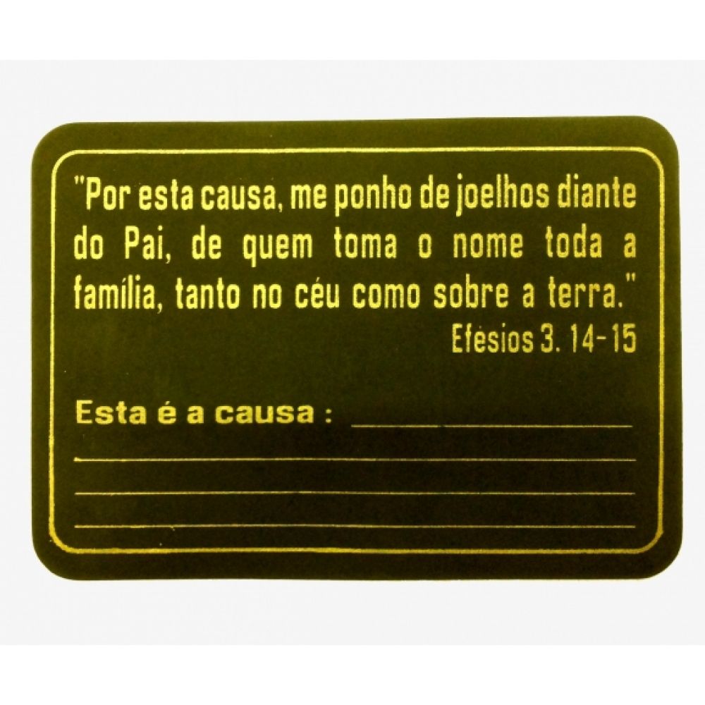 Tapete por essa causa - E 150 - 50 unidades