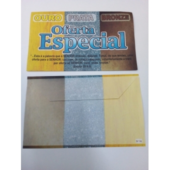 Envelope oferta especial ouro -prata- bronze  - MG 203