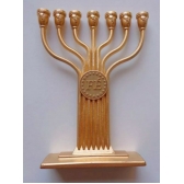 pacote  com 5 unidades Candelabro  / menorah  17 cm de altura