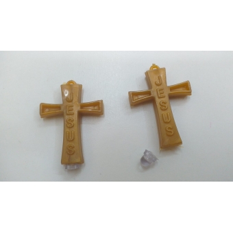 Pingente de cruz  para óleo A 155 - 50 unidades