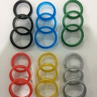 Alianças de plastico Coloridas AL 301