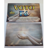 pacote com 100 unidades - Envelope VOTO DE FÉ MG 224