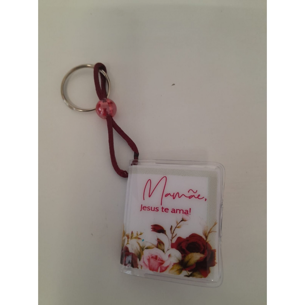 chaveiro mamãe Jesus te ama - 12 unid