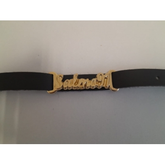 pacote com 20 unidades pulseira de metal salmo 91