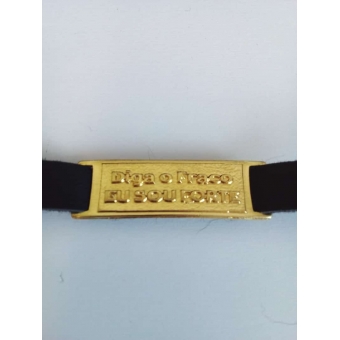 pacote com  25 unidades pulseira de metal  diga o fraco sou forte