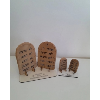 Tabua 10 Mandamentos 14 cm