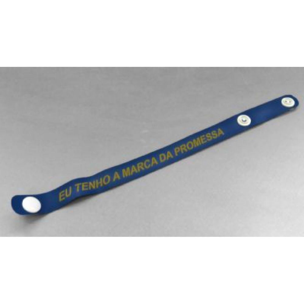Pulseira emborrachada Marca da promessa PU 121 - 100 unidades