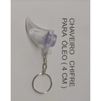 pacote com 50 unidades - chaveiro de chifre para óleo