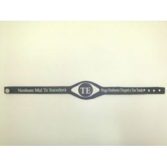 Pulseira emborrachada Tratamento - Salmo 91 PU 108 - 100 unidades