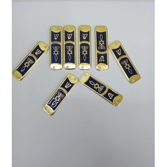 pacote com 50 unidades -mezuza de metal