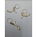 Pacote com 50 unidades - chaveiro de metal shofar