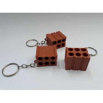 50 unid Mini Chaveiro de Tijolo - PL 144 - 50 unidades