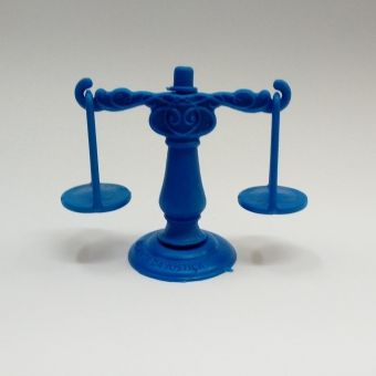 Mini balança da justiça  - PL 206