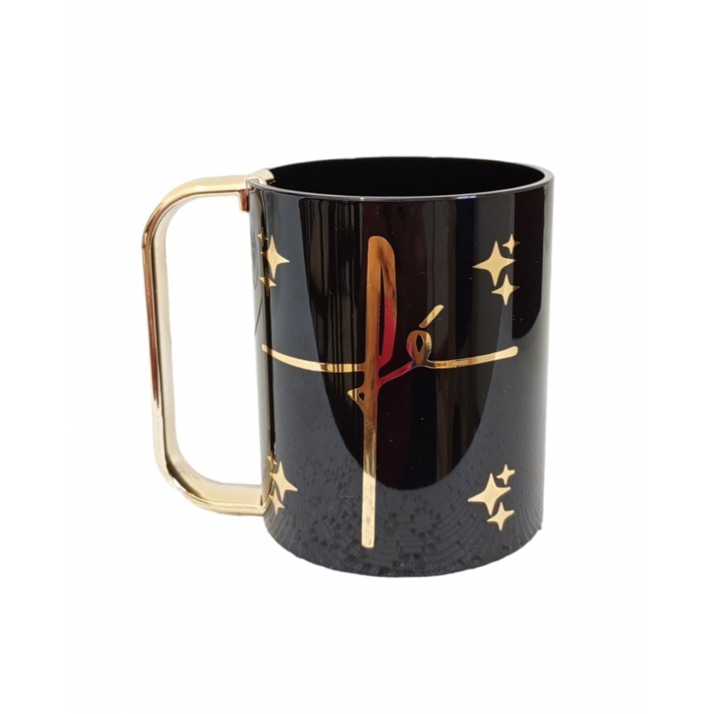 Caneca polimero Fé - tudo posso