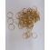 Alianças de quebra aluminio  AL 116 - dourado