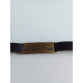 pacote com 25 unidades - pulseira de metal mão forte