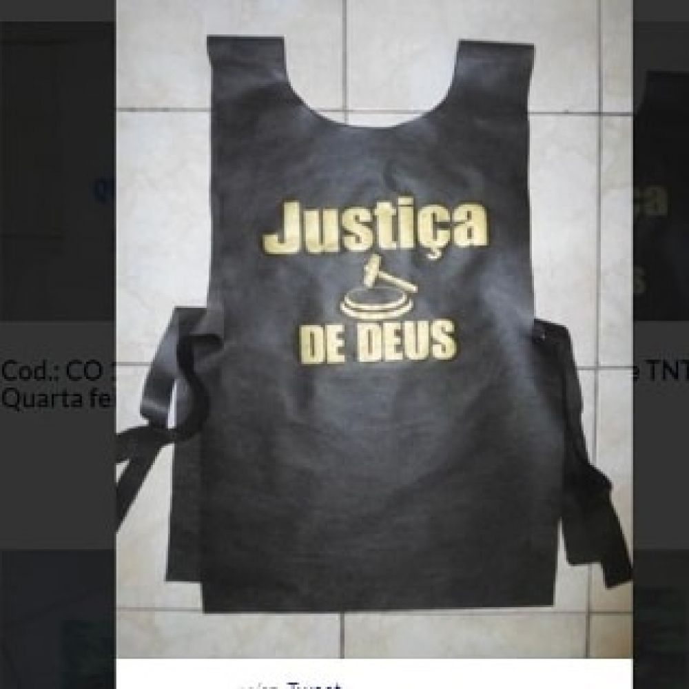 Colete TNT - Justiça Deus  CO 183